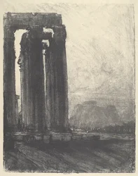 Jupiters tempel, kväll