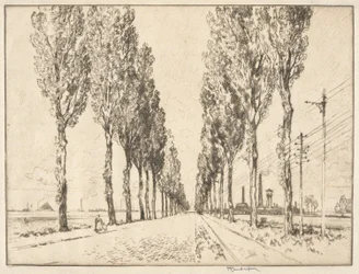 Avenyn nära Valenciennes