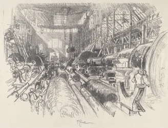 Världens största svarv, 1917.