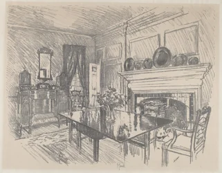 Matsalen, Stenton, 1912.