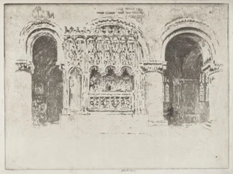 Grundarens grav, kyrkan Saint Bartholomew den store