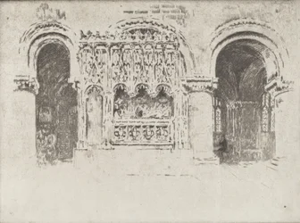 Grundarens grav, Saint Bartholomew den stores kyrka, 1903.