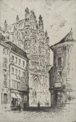 Transeptet, Beauvais, 1907.
