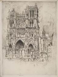 Västfasaden, Amiens