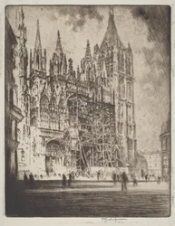 Västfronten, Rouens katedral
