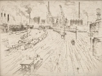 Spår, Oberhausen, 1910.