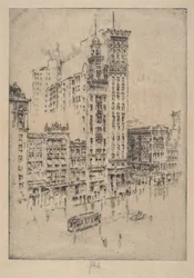 Union Square, regnig dag