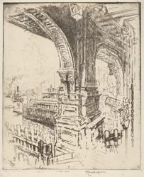 Inom färjan, Cortlandt Street, New York
