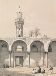 4. Moskén i Amrou, Kairo, 1843.