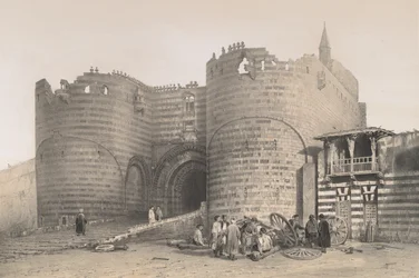 56. Citadellporten, Kairo, 1843.