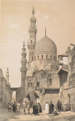 Moskén, Kairo, 1843.