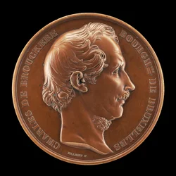 Charles de Brouckère, 1796-1860, borgmästare i Bryssel 1848 [framsidan], 1854.