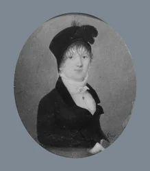Porträtt av en dam, ca. 1808.