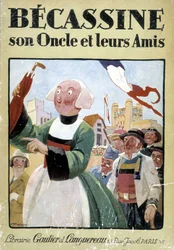 Omslag till boken "Becassine, son uncle et leurs amis", Gautier Langereaus förlag (1926).