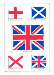 Storbritanniens flaggor (cirka 1910), 1910