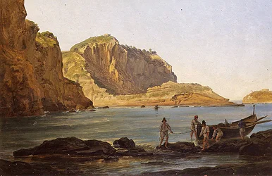 Posillipo (olja på panel)