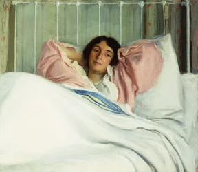 Porträtt av konstnärens fru Edith,