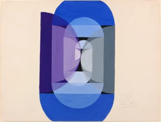 Blue Gray Violet Wheel (från serien Mathematical Basis of the Arts)