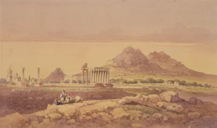 Zeus tempel, Aten (wc på papper)