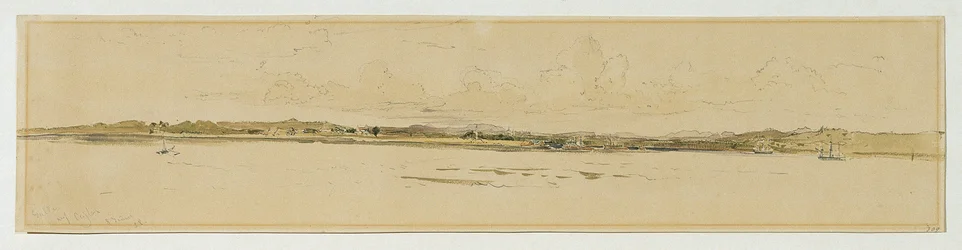Roadstead av Point de Galle på Ceylon (Sri Lanka)