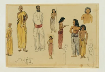 Singalesiska präster i Ceylon
