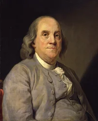Porträtt av Benjamin Franklin