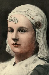 Wilhelmina, drottning av Holland, 1910.
