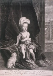 William, hertig av Gloucester, som barn, c1720