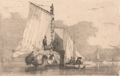 Båtar vid Braydon, 1825
