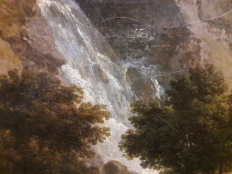 Utsikt över en hamn på morgonen (Morgon)


 (detalj).
