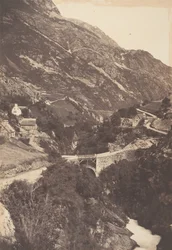 Bro över Sia Road i Gavarnie St Sauveur, 1853.