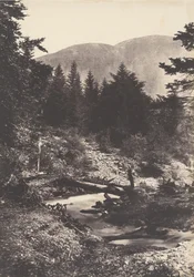 Torrent av Demoiselles vattenfall, Bagnères de Luchon., 1853.