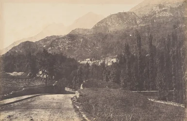 Utsikt över vattnet i Saint-Sauveur, 1853.