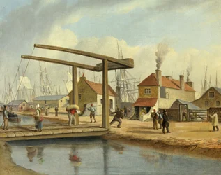 Monmouthshire-kanalen i Newport, 1800-1850