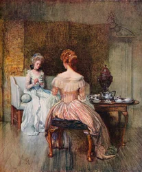 A Dish of Bohea in the Days of the Georges, c1870