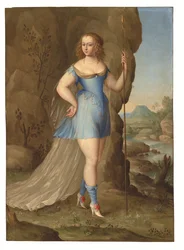 A Warrior (olja på koppar)