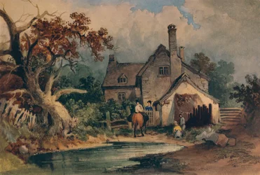 En stuga, c1852