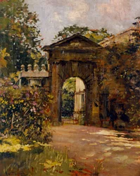 Inigo Jones Gateway, Chiswick House (olja på duk)