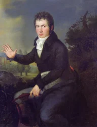 Porträtt av Ludwig van Beethoven