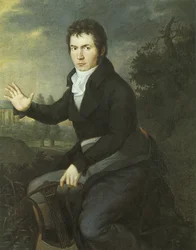 Porträtt av van Beethoven