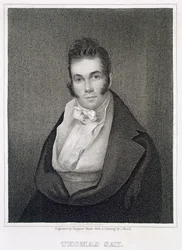 Thomas Say (1787-1834), graverad av Henry Hoppner Meyer (1787-1847)