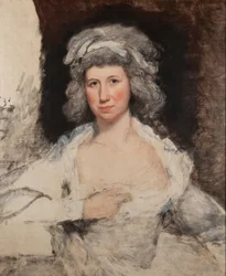 Elizabeth Powel av Joseph Wright, ca 1793