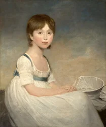 Porträtt av en flicka, 1700-talet