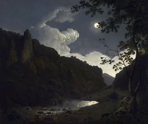 Dovedale i månskenet