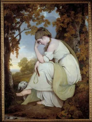 Maria målning av Joseph Wright från Derby (1734-1797)