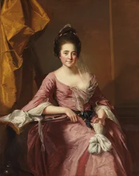 Porträtt av en kvinna, ca. 1770.
