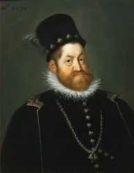 Kejsar Rudolf II (målning på koppar)