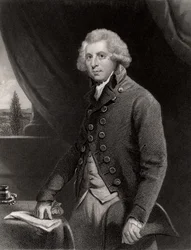 Porträtt av Richard B. Sheridan