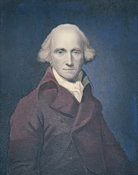 Warren Hastings, graverad av H. Robinson, ca 1835 (färg litho)