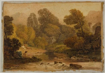 En scen nära Lodore, Cumberland